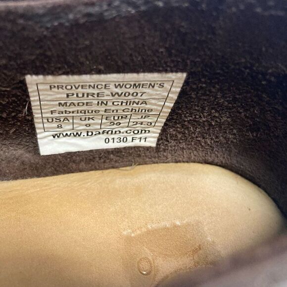 Baffin Pur Provence Women's Brown‎ Leather Slip-on Comfort Loafer Shoes Size 8 - Picture 3 of 9